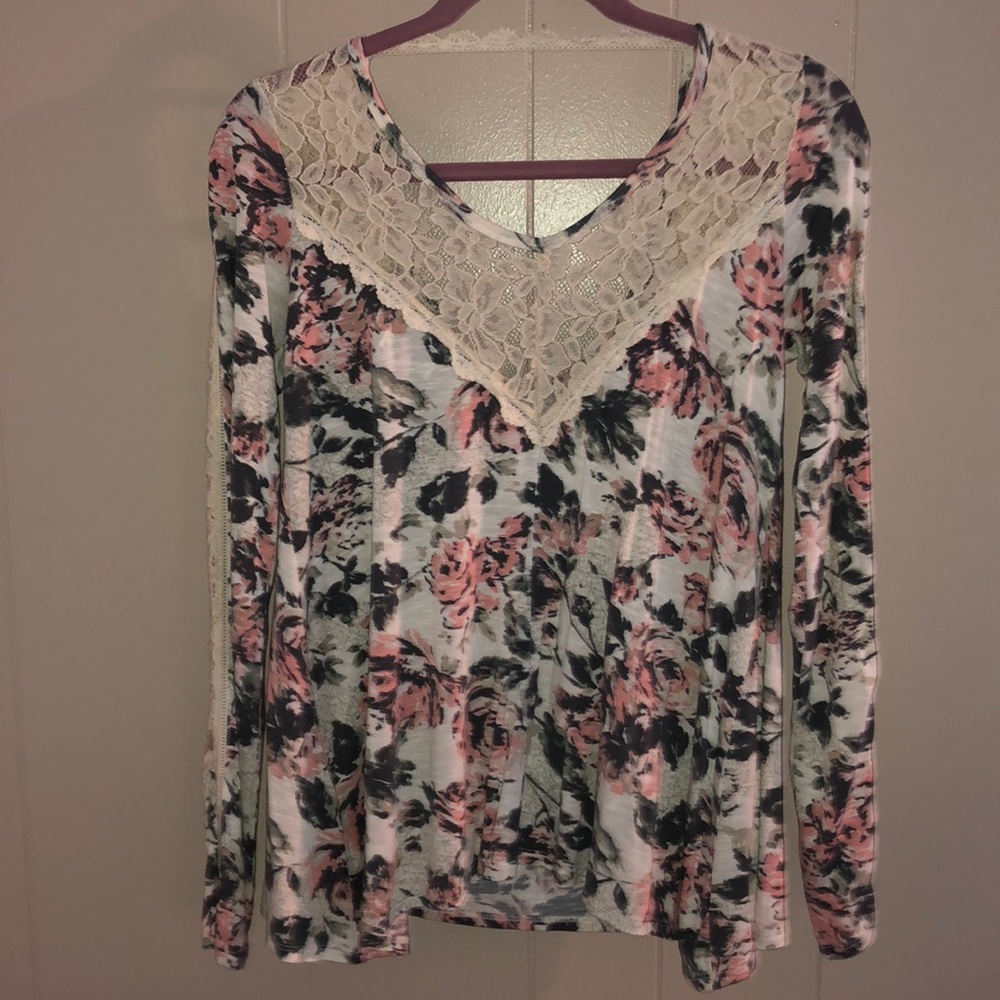 Abercrombie floral blouse